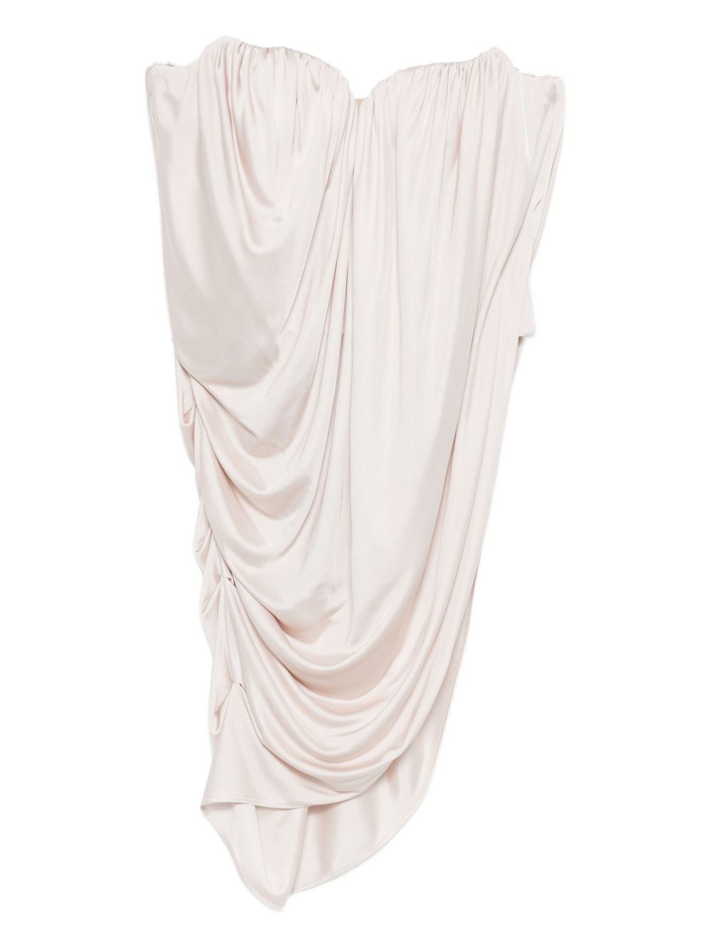 Top con ruches in avorio Giuseppe di morabito - donna 