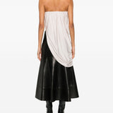 Top con ruches in avorio Giuseppe di morabito - donna 