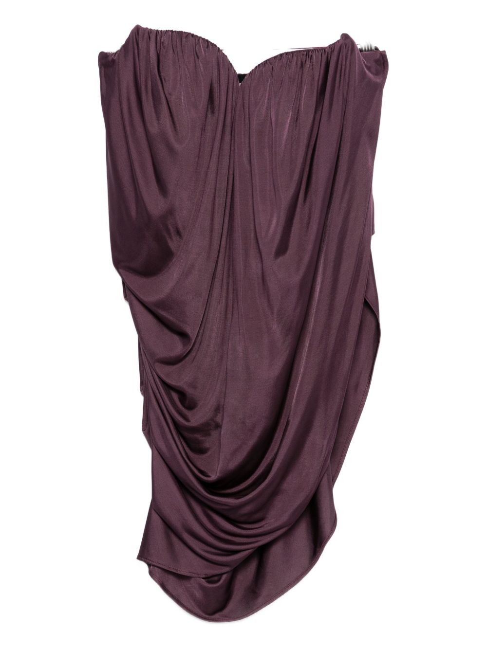 Top con ruches in viola Giuseppe di morabito - donna 