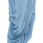 Top senza spalline drappeggiato in blu Giuseppe di morabito - donna 