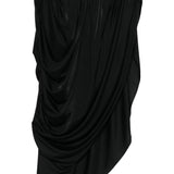 Top senza spalline drappeggiato in nero Giuseppe di morabito - donna 