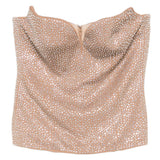 Top senza spalline decorato in beige Giuseppe di morabito - donna 