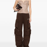 Top senza spalline decorato in beige Giuseppe di morabito - donna 