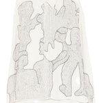 Camicia con stampa grafica in bianco Glass cypress - uomo 