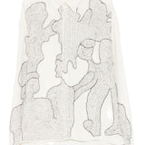Camicia con stampa grafica in bianco Glass cypress - uomo 