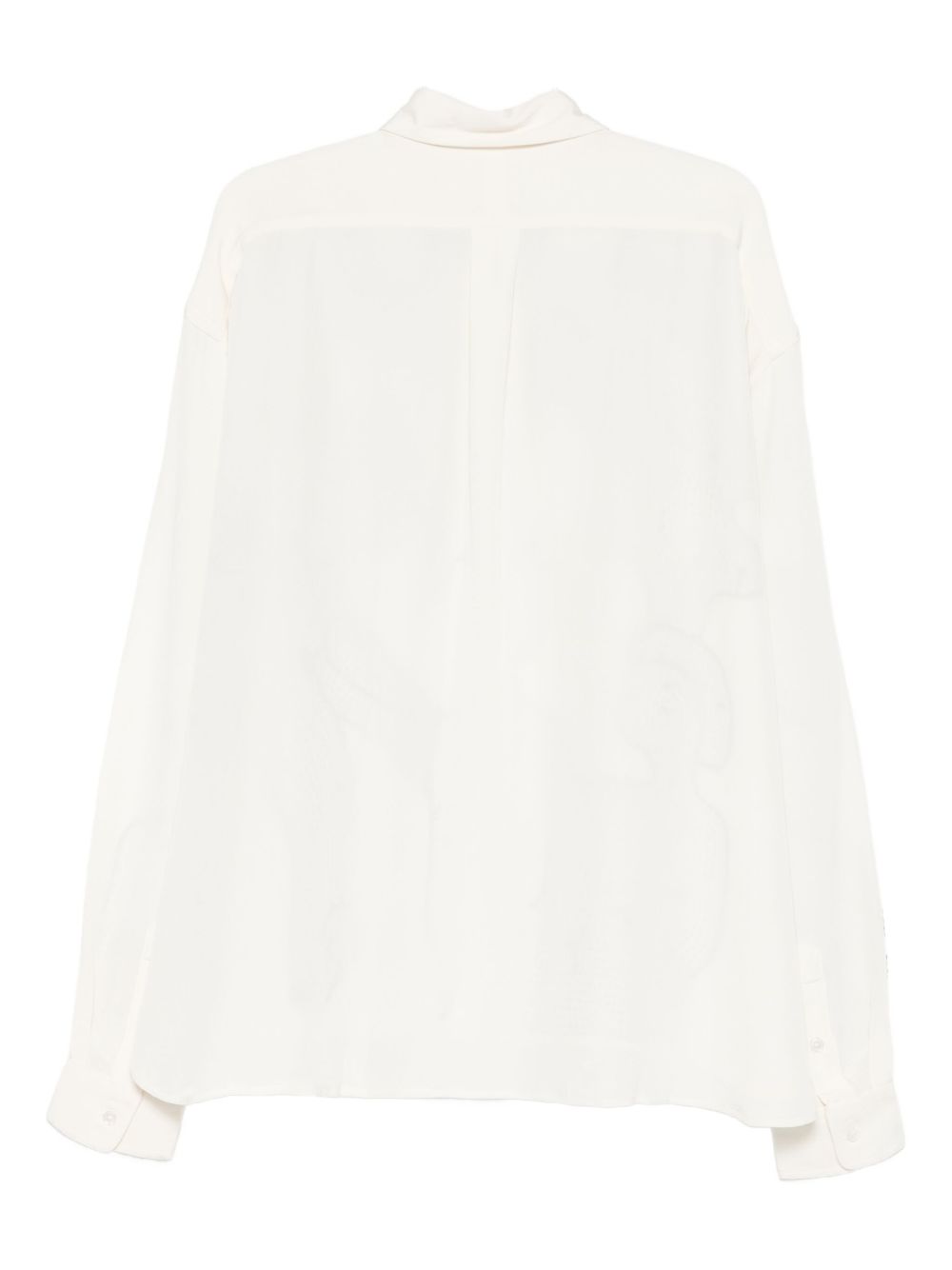 Camicia con stampa grafica in bianco Glass cypress - uomo 