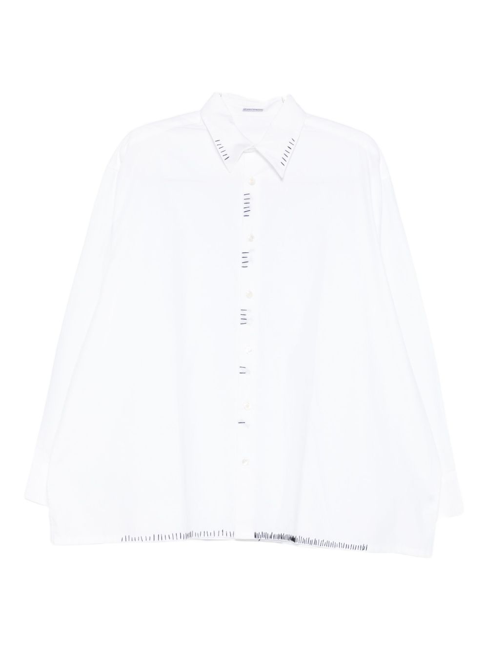 Camicia con cuciture in bianco Glass cypress - uomo 