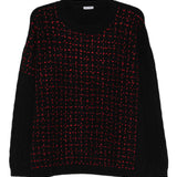 Maglione con lavorazione intrecciata in nero Glass cypress - uomo 