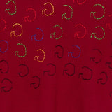 Gilet con ricamo in rosso Glass cypress - uomo 