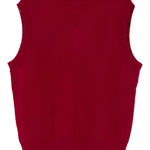 Gilet con ricamo in rosso Glass cypress - uomo 