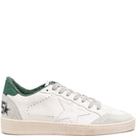 Sneakers ball star in bianco, grigio e verde GOLDEN GOOSE - uomo 