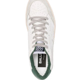 Sneakers ball star in bianco, grigio e verde GOLDEN GOOSE - uomo 
