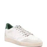 Sneakers ball star in bianco, grigio e verde GOLDEN GOOSE - uomo 