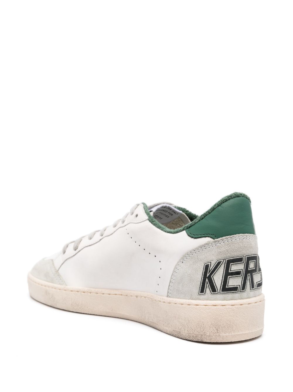 Sneakers ball star in bianco, grigio e verde GOLDEN GOOSE - uomo 
