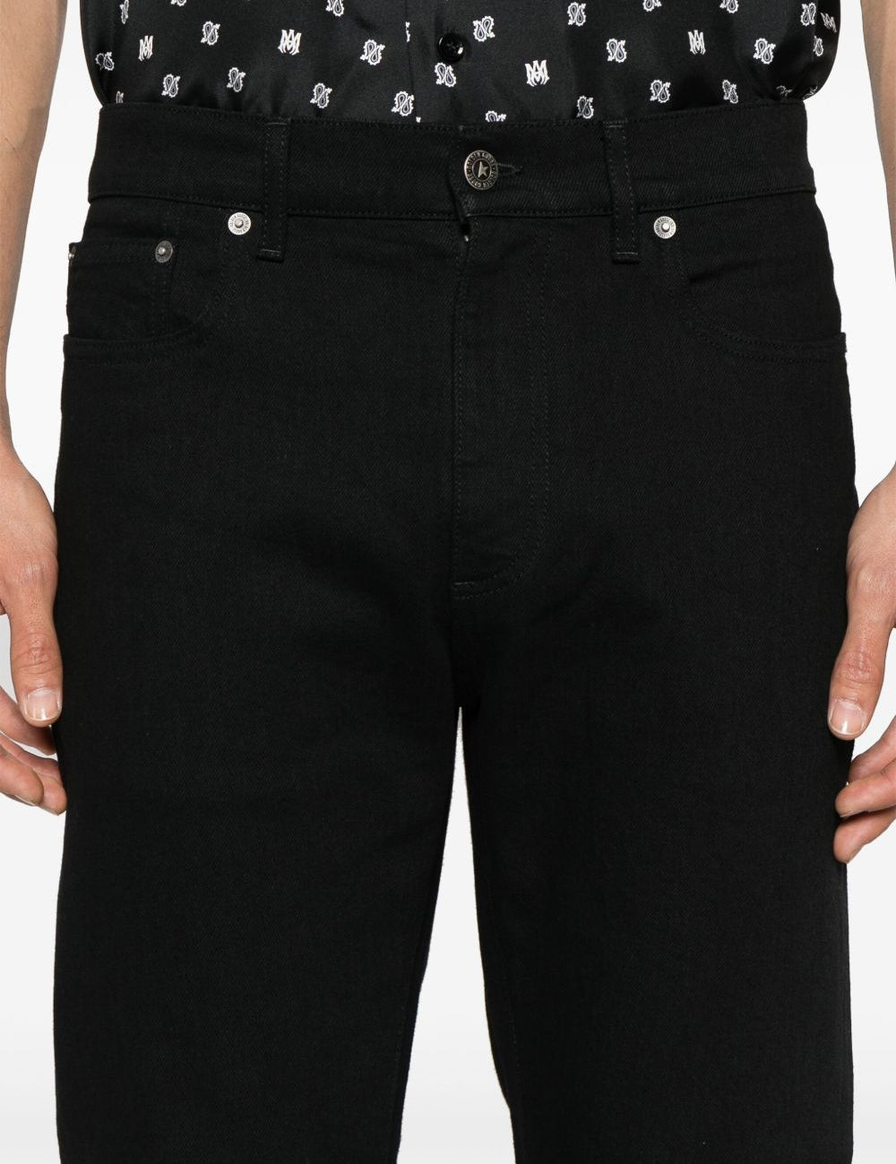 Jeans slim Alavaro in nero Golden goose - uomo 