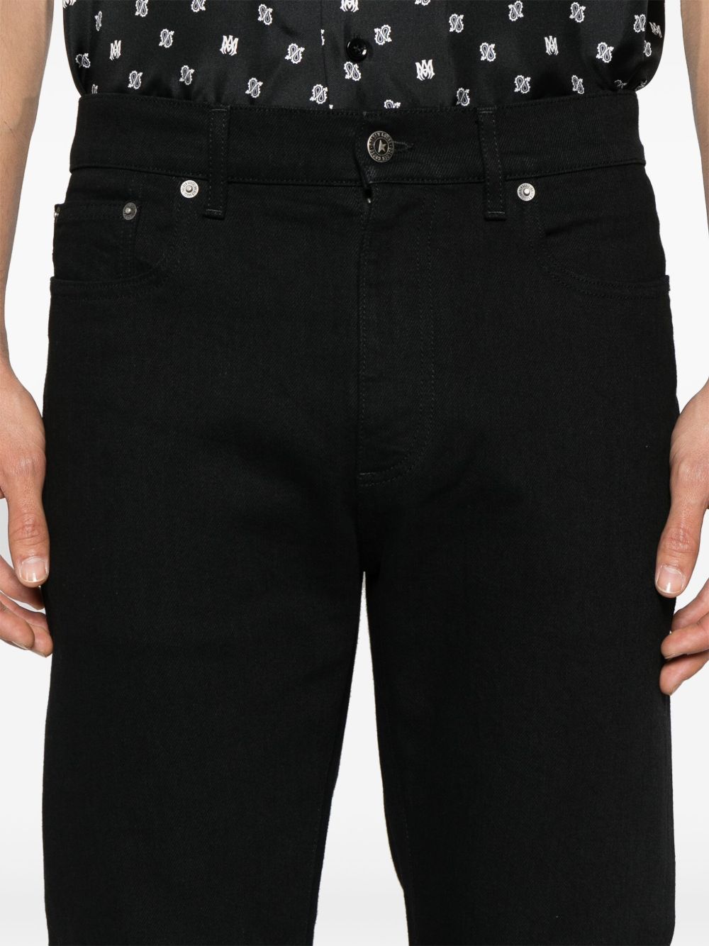 Jeans slim Alavaro in nero Golden goose - uomo 