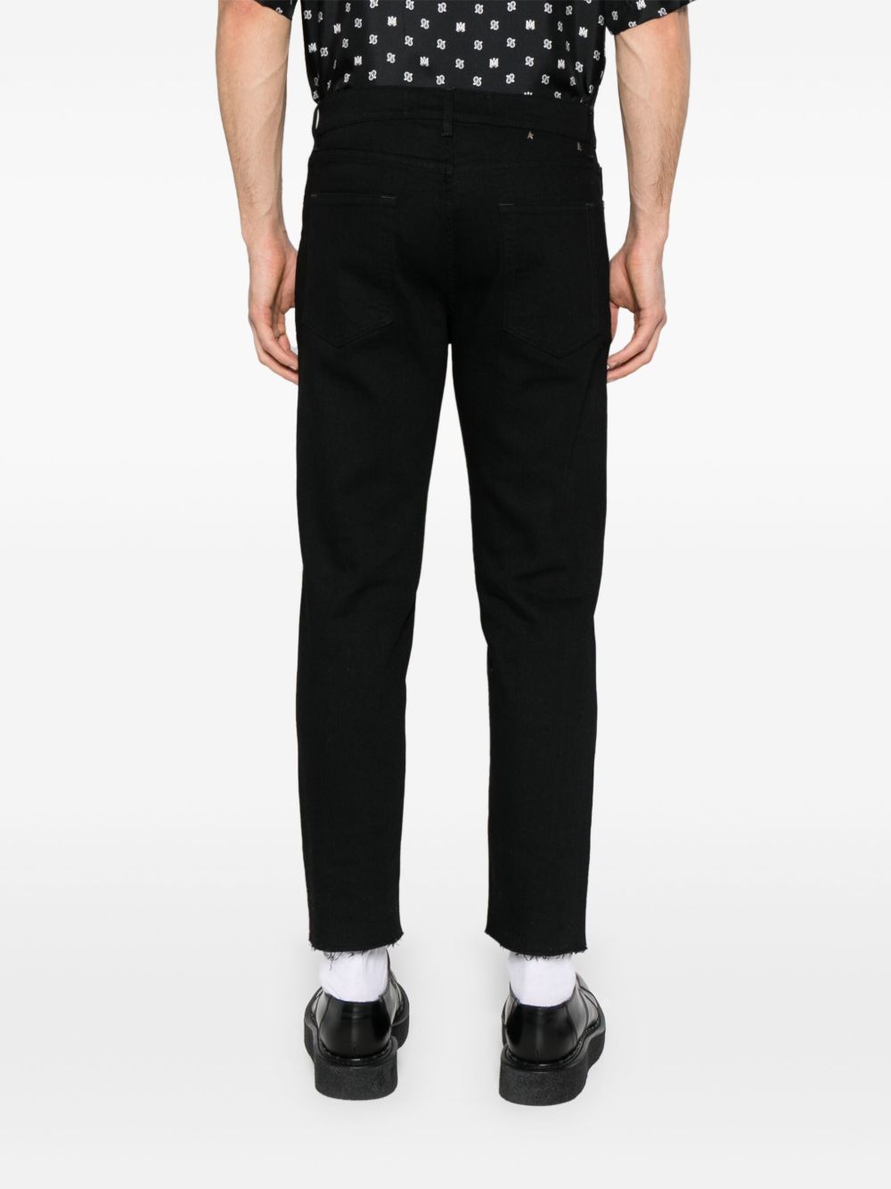 Jeans slim Alavaro in nero Golden goose - uomo 