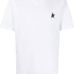 T-shirt con logo One Star in bianco Golden goose - uomo 
