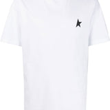 T-shirt con logo One Star in bianco Golden goose - uomo 
