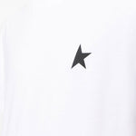 T-shirt con logo One Star in bianco Golden goose - uomo 