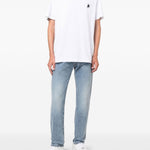 T-shirt con logo One Star in bianco Golden goose - uomo 