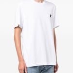 T-shirt con logo One Star in bianco Golden goose - uomo 