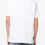 T-shirt con logo One Star in bianco Golden goose - uomo 