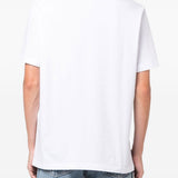 T-shirt con logo One Star in bianco Golden goose - uomo 