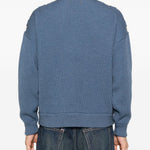Maglione in lana con scollo a V in blu Golden goose - uomo 