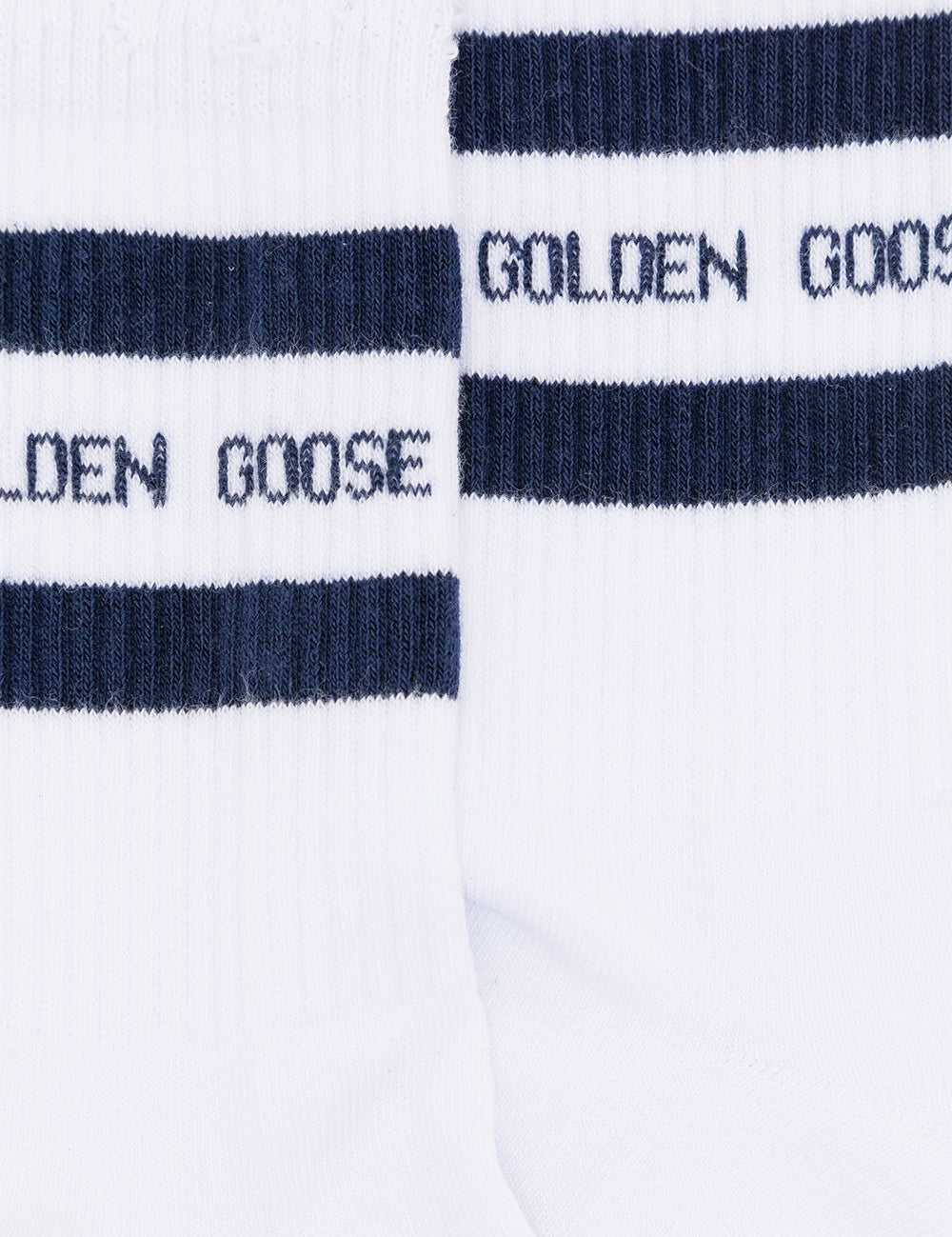 Calzini a coste in bianco Golden goose - unisex 