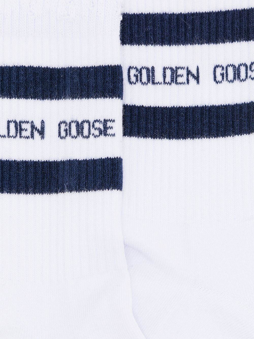 Calzini a coste in bianco Golden goose - unisex 