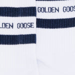 Calzini a coste in bianco Golden goose - unisex 