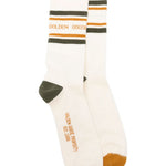 Calzini con dettaglio a righe in bianco Golden goose - unisex 