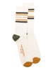 Socks with ivory stripe detail