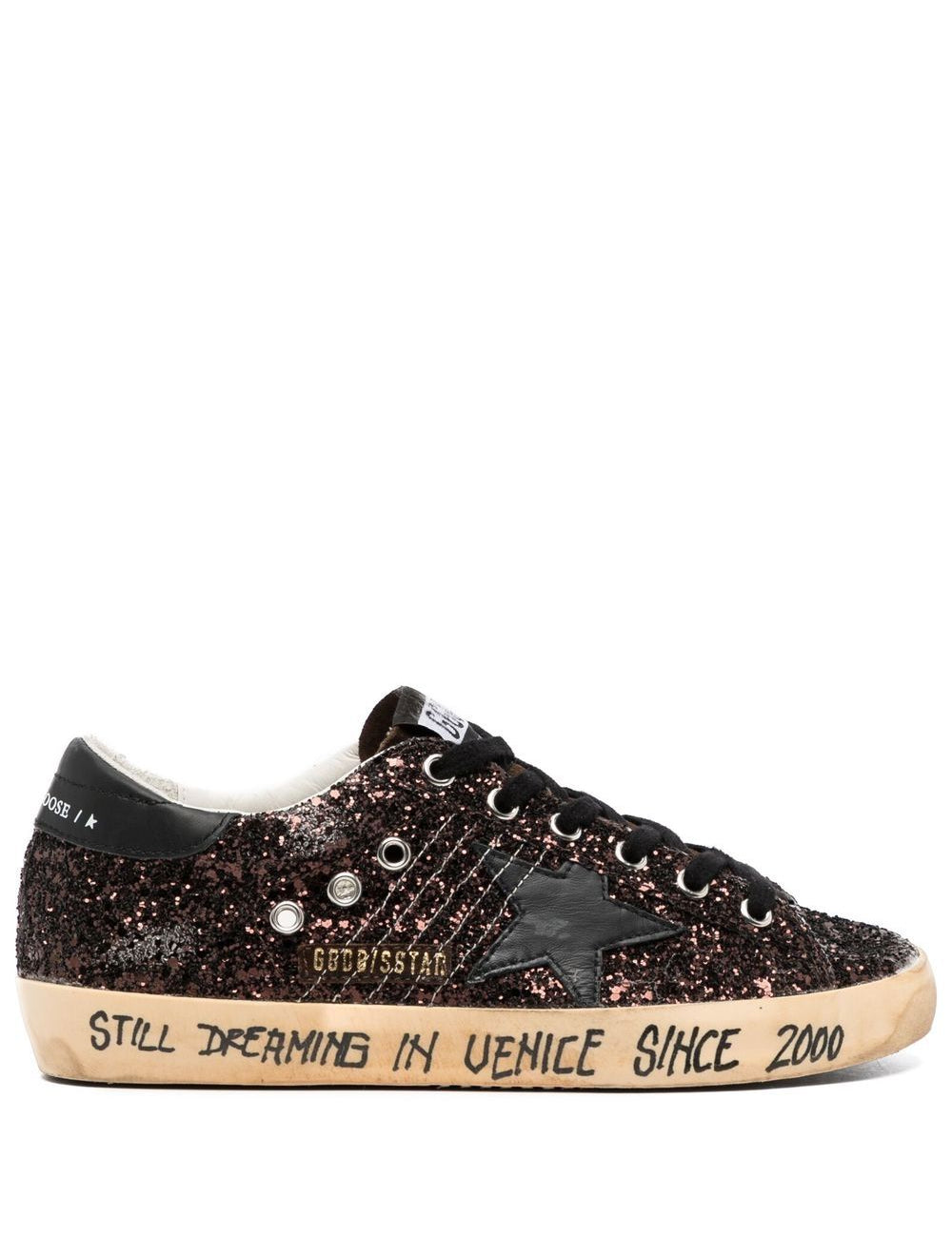 sneakers super star in nero 