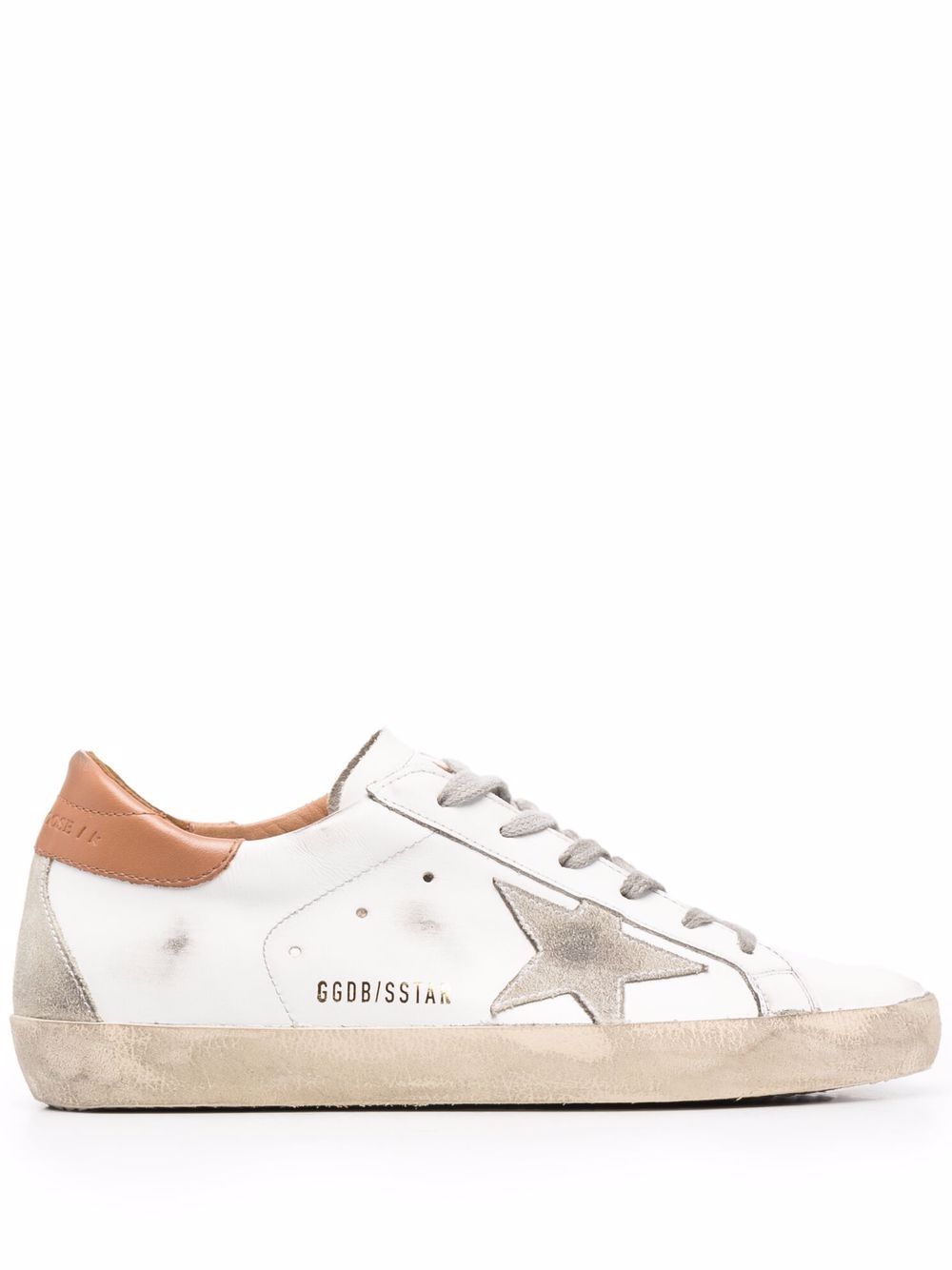 Sneakers super star in bianco e beige Golden goose - donna 