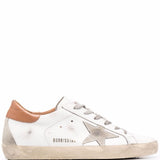 Sneakers super star in bianco e beige Golden goose - donna 