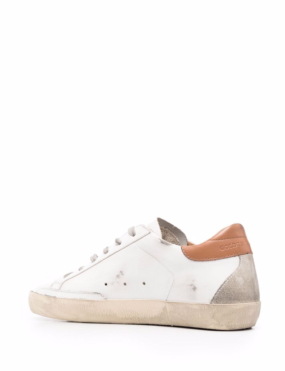 Sneakers super star in bianco e beige Golden goose - donna 