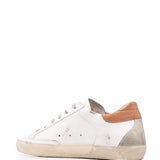 Sneakers super star in bianco e beige Golden goose - donna 