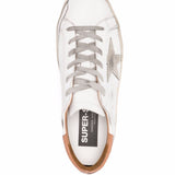 Sneakers super star in bianco e beige Golden goose - donna 