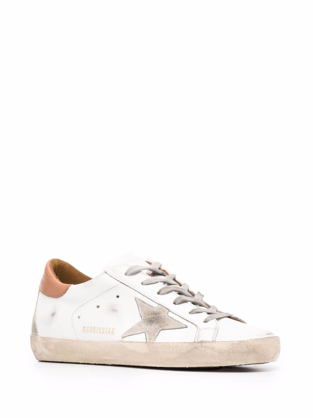 Sneakers super star in bianco e beige Golden goose - donna 