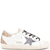 Sneakers super star in bianco, grigio e oro - GOLDEN GOOSE -  donna 