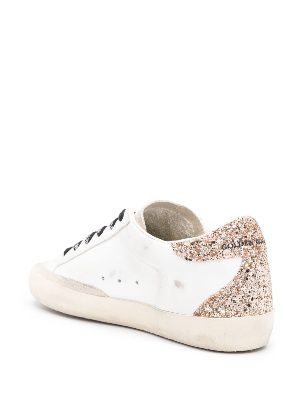 Sneakers super star in bianco, grigio e oro - GOLDEN GOOSE -  donna 