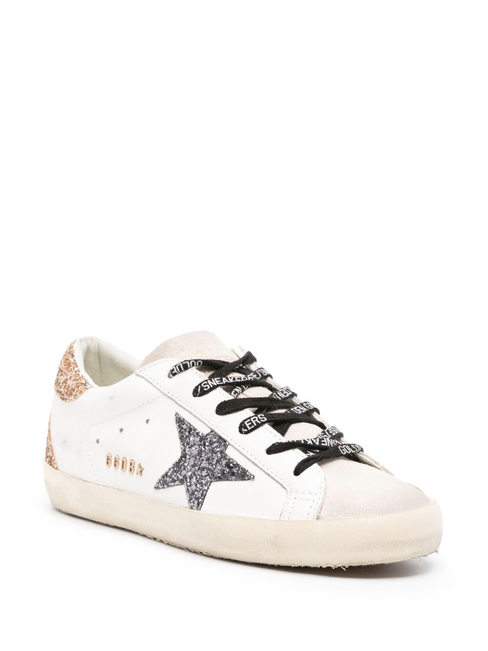 Sneakers super star in bianco, grigio e oro - GOLDEN GOOSE -  donna 
