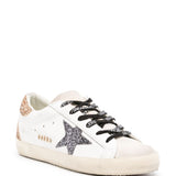 Sneakers super star in bianco, grigio e oro - GOLDEN GOOSE -  donna 