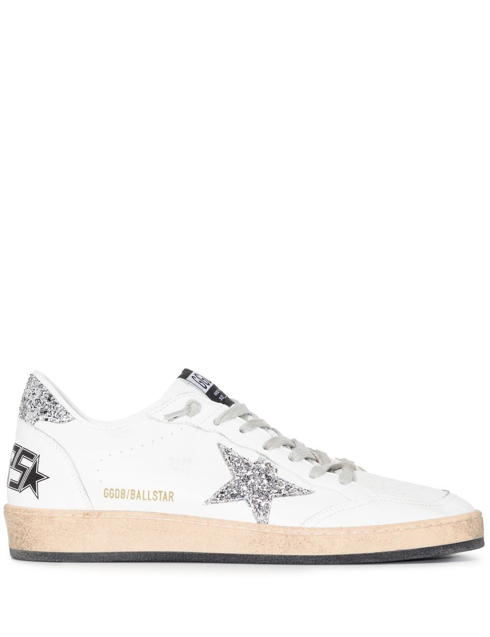 Sneakers ball star in bianco e grigio - GOLDEN GOOSE -  donna 