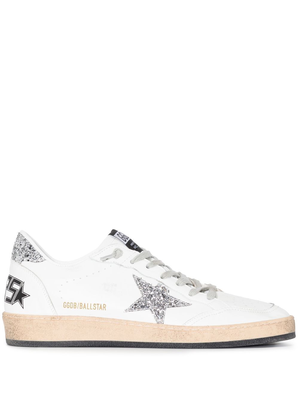Sneakers ball star in bianco e grigio - GOLDEN GOOSE -  donna 