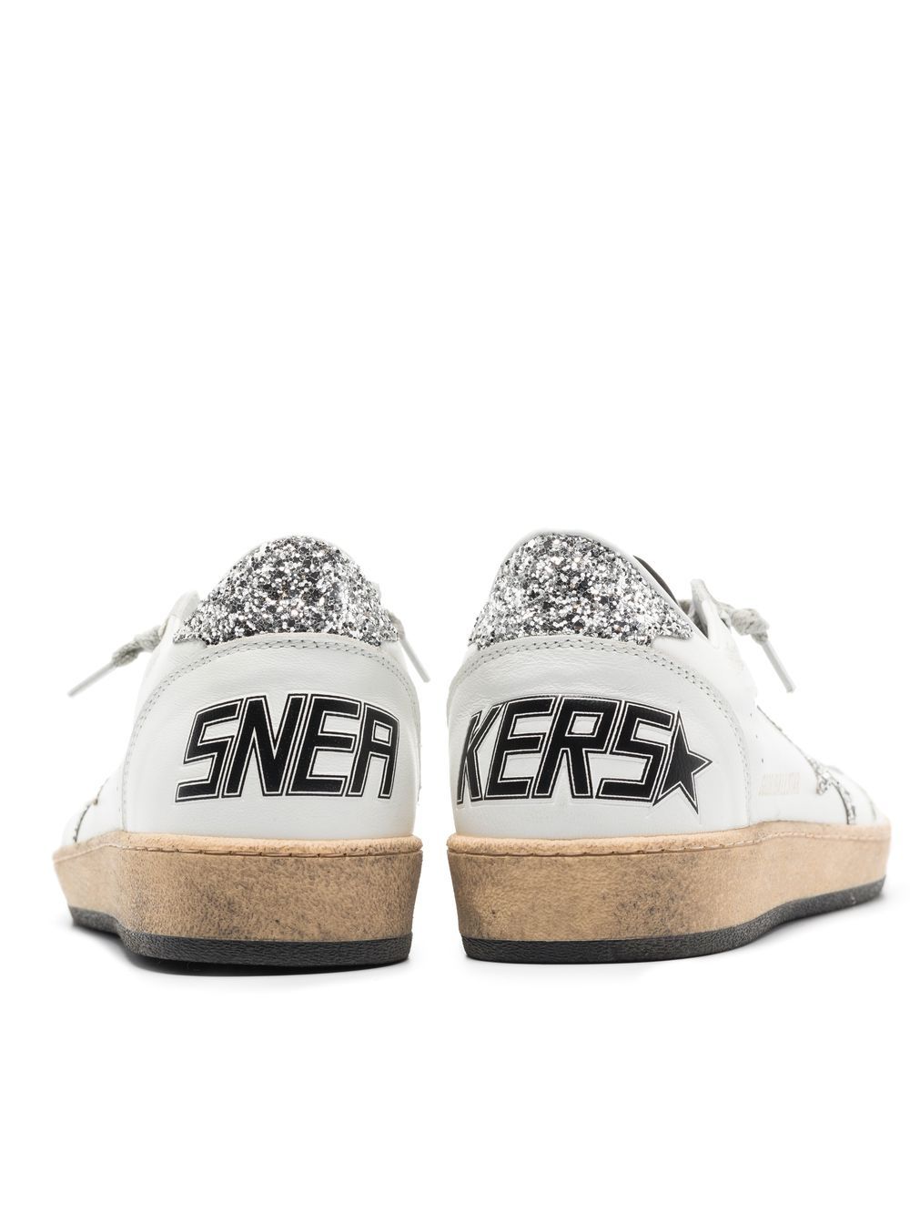 Sneakers ball star in bianco e grigio - GOLDEN GOOSE -  donna 