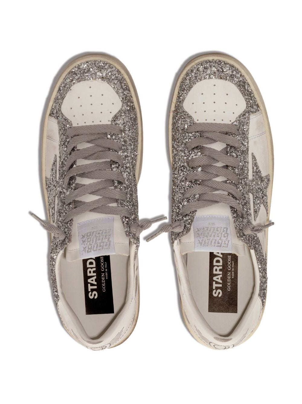 Sneakers con applicazione in bianco GOLDEN GOOSE - donna 