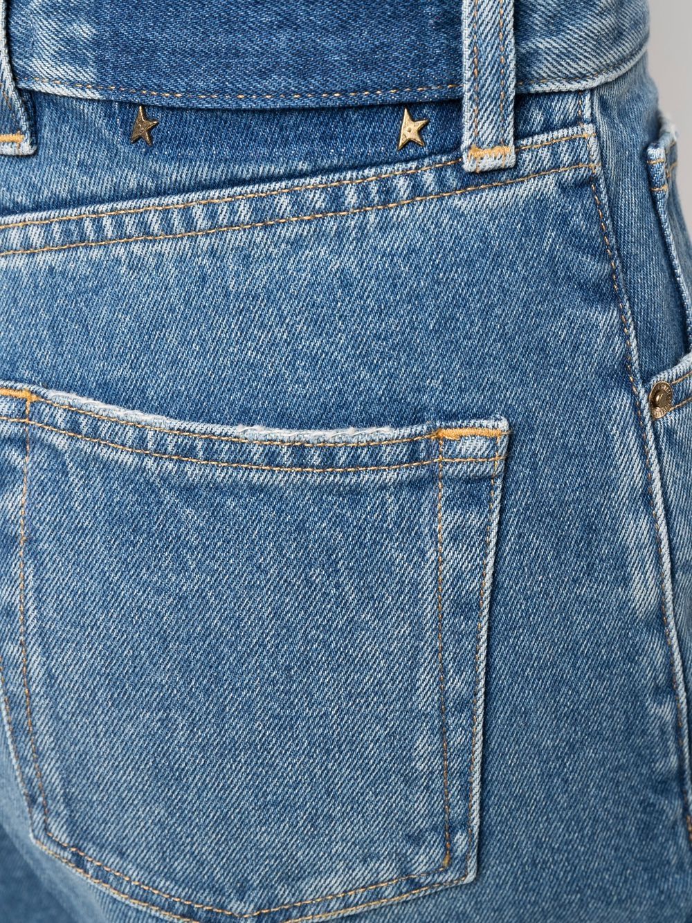 Jeans a gamba ampia in blu Golden goose - donna 